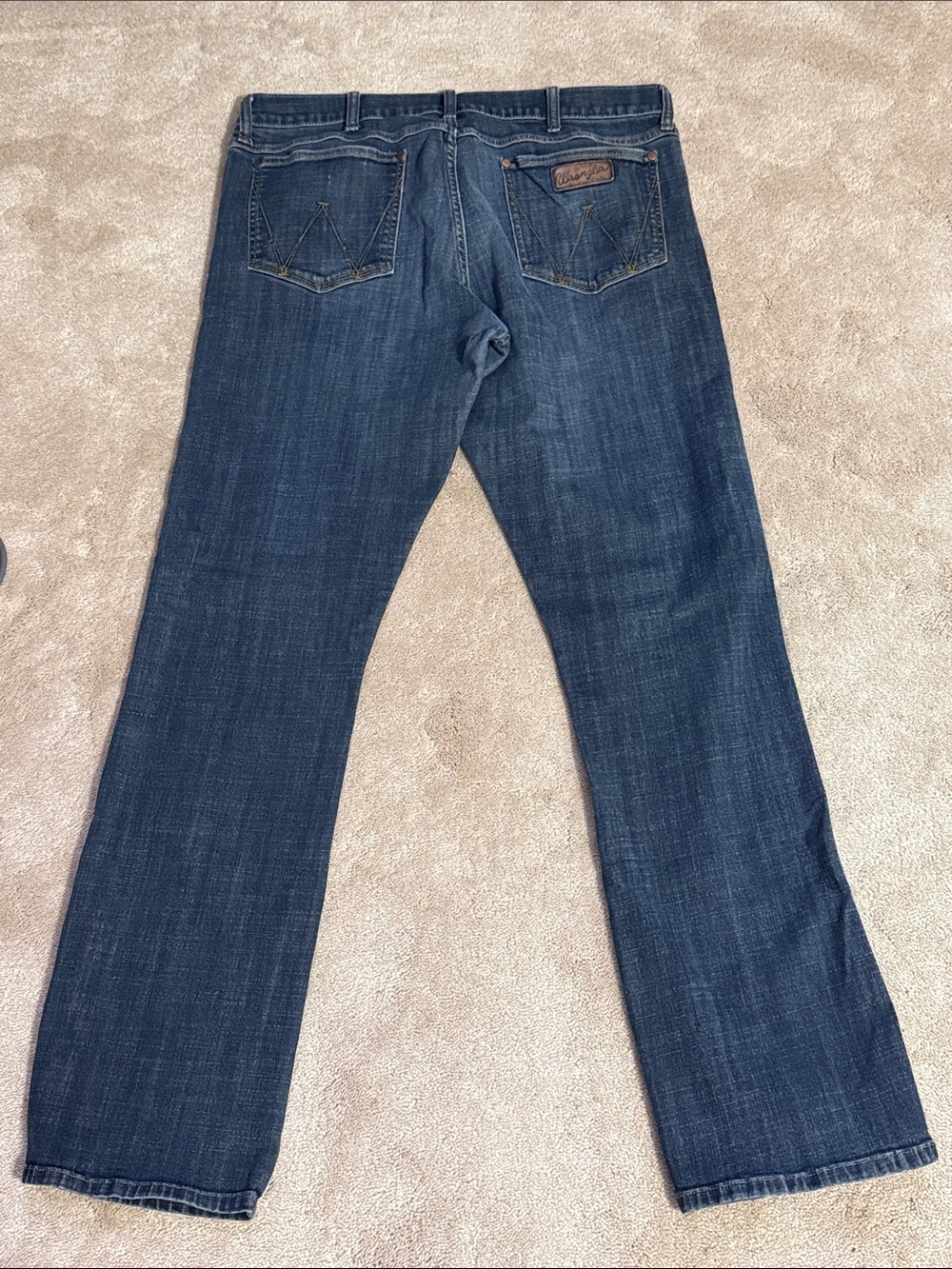 Wrangler Retro Men's Dark Slim Boot Jeans 36x36
